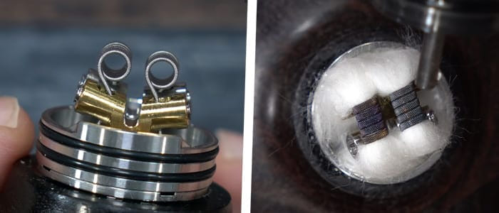 Plateau de montage de l'atomiseur dead rabbit 3 RDA HellVape